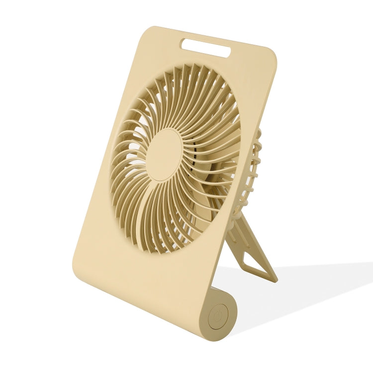 AR-13 Home Office Hanging Fan Summer Cooler Silent Operation Desktop Fan(Yellow) by bashfashion