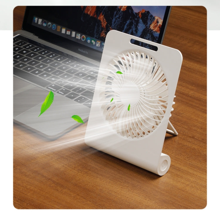 AR-13 Home Office Hanging Fan Summer Cooler Silent Operation Desktop Fan(White) by bashfashion