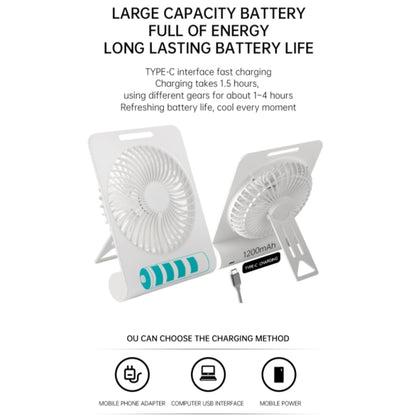 AR-13 Home Office Hanging Fan Summer Cooler Silent Operation Desktop Fan(White) by bashfashion