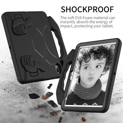 For iPad Air 11 2025 / 2024 Children EVA Shockproof Tablet Case with Thumb Bracket(Black) by bashfashion
