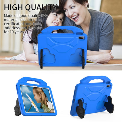 For iPad Air 11 2025 / 2024 Children EVA Shockproof Tablet Case with Thumb Bracket(Blue) by bashfashion