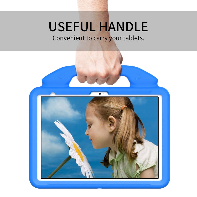 For iPad Air 11 2025 / 2024 Children EVA Shockproof Tablet Case with Thumb Bracket(Blue) by bashfashion