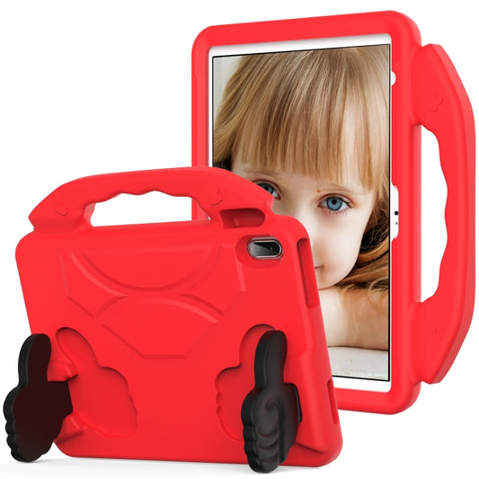 For iPad Air 11 2025 / 2024 Children EVA Shockproof Tablet Case with Thumb Bracket(Red) by bashfashion