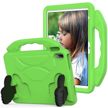 For iPad Air 11 2025 / 2024 Children EVA Shockproof Tablet Case with Thumb Bracket(Green) by bashfashion