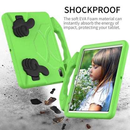 For iPad Air 11 2025 / 2024 Children EVA Shockproof Tablet Case with Thumb Bracket(Green) by bashfashion