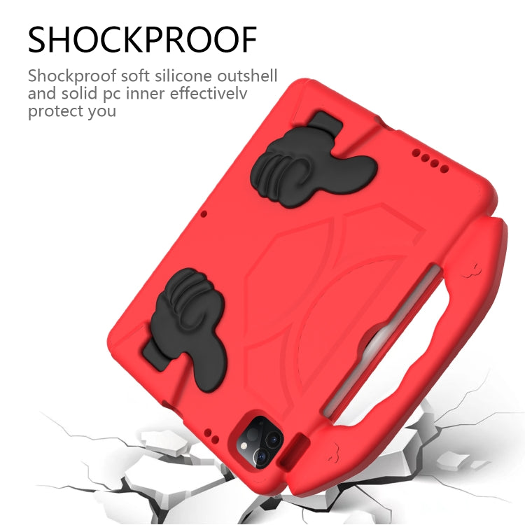 For iPad Pro 11 2025 / 2024 Children EVA Shockproof Tablet Case with Thumb Bracket(Red) by bashfashion