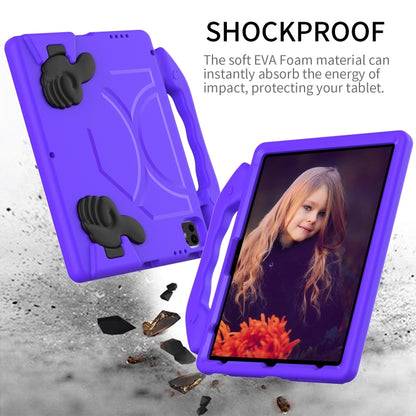 For iPad Air 13 2025 / 2024 Children EVA Shockproof Tablet Case with Thumb Bracket(Purple) by bashfashion