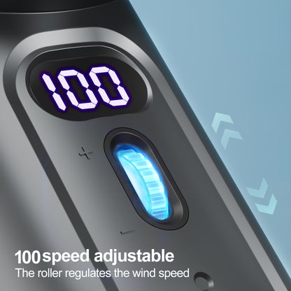 FC1 100 Wind Speed Levels Summer Cooler Desktop Fan Turbine Handheld Fan(Black) by bashfashion