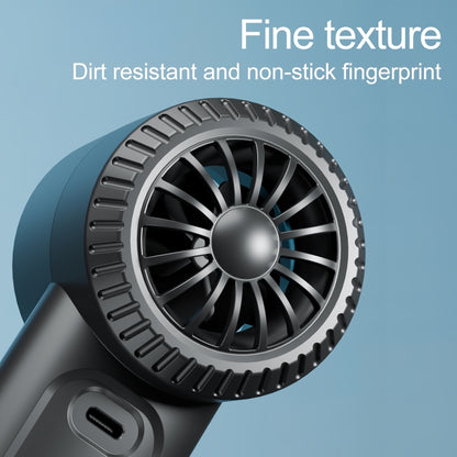 FC1 100 Wind Speed Levels Summer Cooler Desktop Fan Turbine Handheld Fan(Black) by bashfashion