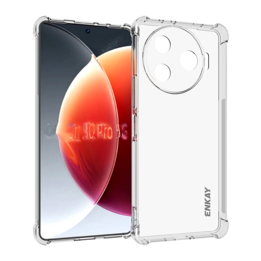 For Tecno Camon 30 Pro 5G ENKAY Hat-Prince Transparent TPU Shockproof Phone Case by ENKAY