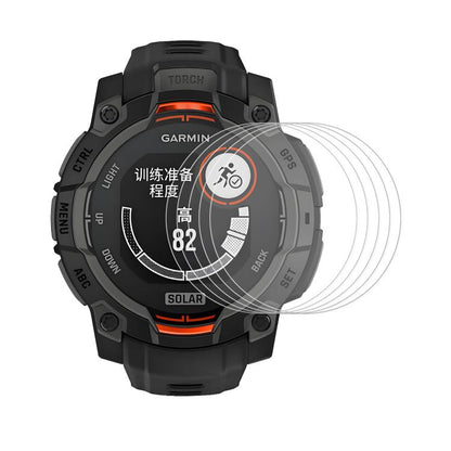 For Garmin Instinct E 45mm 5pcs ENKAY Hat-Prince 0.2mm 9H Tempered Glass Screen Protector Watch Film by ENKAY