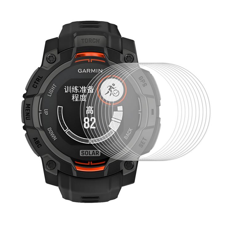 For Garmin Instinct E 40mm 10pcs ENKAY Hat-Prince 0.2mm 9H Tempered Glass Screen Protector Watch Film by ENKAY