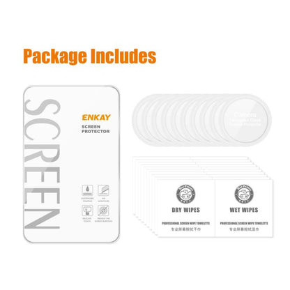 For Garmin Instinct E 40mm 10pcs ENKAY Hat-Prince 0.2mm 9H Tempered Glass Screen Protector Watch Film by ENKAY