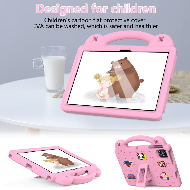For Blackview Tab 80 10.1 2023 Handle Kickstand Children EVA Shockproof Tablet Case(Pink) by bashfashion