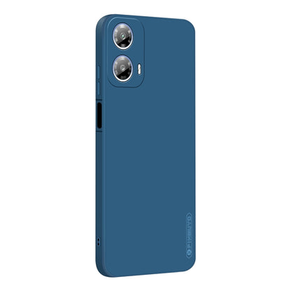 For Motorola Moto G34 5G PINWUYO Sense Series Liquid Silicone TPU Phone Case(Blue) by PINWUYO