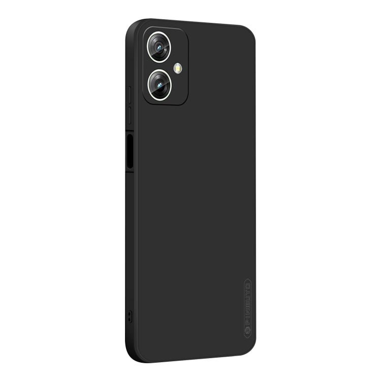 For Motorola Moto G54 5G PINWUYO Sense Series Liquid Silicone TPU Phone Case(Black) by PINWUYO