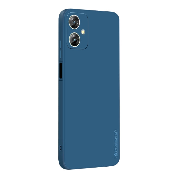 For Motorola Moto G54 5G PINWUYO Sense Series Liquid Silicone TPU Phone Case(Blue) by PINWUYO