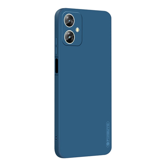 For Motorola Moto G54 5G PINWUYO Sense Series Liquid Silicone TPU Phone Case(Blue) by PINWUYO