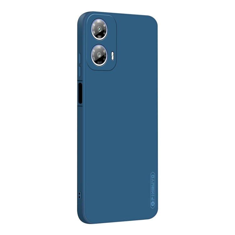 For Motorola Moto G24 / G04 PINWUYO Sense Series Liquid Silicone TPU Phone Case(Blue) by PINWUYO