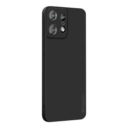 For Motorola Edge 50 Pro PINWUYO Sense Series Liquid Silicone TPU Phone Case(Black) by PINWUYO