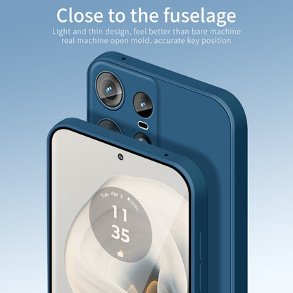 For Motorola Edge 50 Pro PINWUYO Sense Series Liquid Silicone TPU Phone Case(Black) by PINWUYO