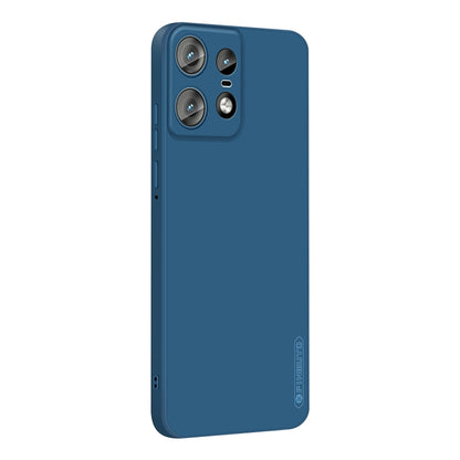 For Motorola Edge 50 Pro PINWUYO Sense Series Liquid Silicone TPU Phone Case(Blue) by PINWUYO
