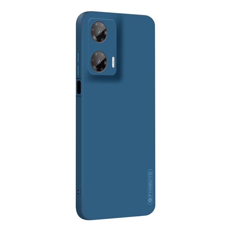 For Motorola Moto G35 PINWUYO Sense Series Liquid Silicone TPU Phone Case(Blue) by PINWUYO