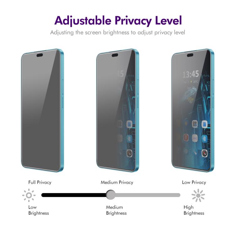 For Honor 400 Lite Global ENKAY Hat-Prince 28 Degree Anti-peeping Privacy Tempered Glass Film by ENKAY