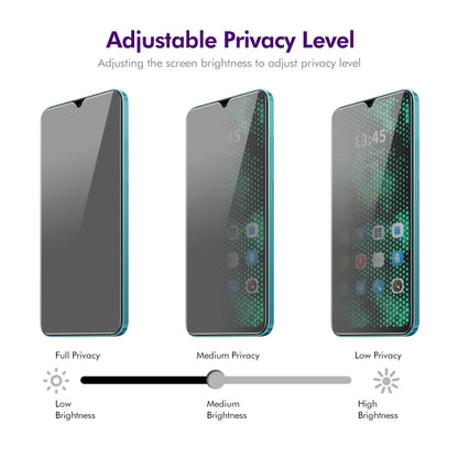 For TCL 30E / 30 SE / 305 / 306 ENKAY Hat-Prince 28 Degree Anti-peeping Privacy Tempered Glass Film by ENKAY
