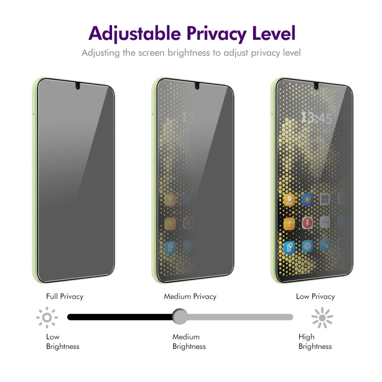 For ZTE Blade A72 5G ENKAY Hat-Prince 28 Degree Anti-peeping Privacy Tempered Glass Film by ENKAY