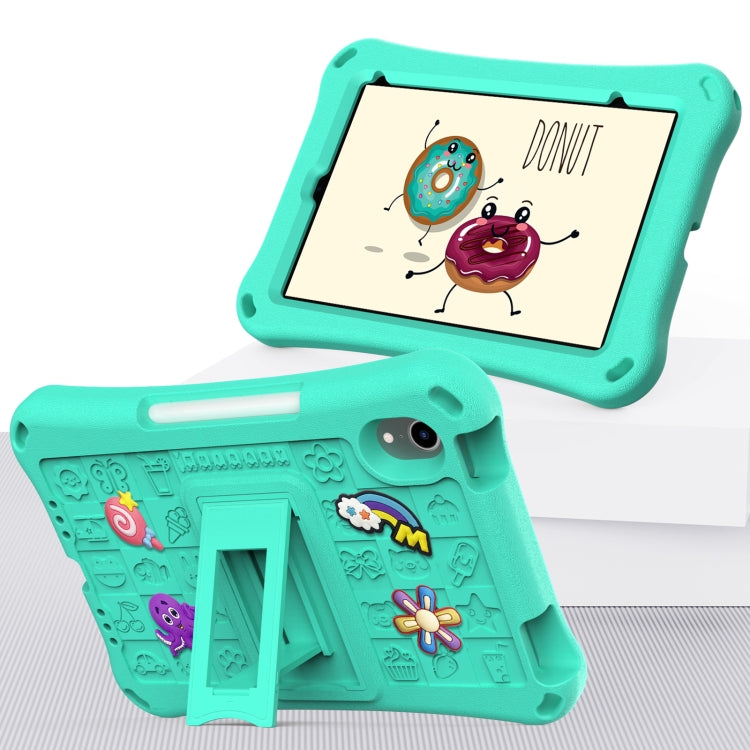 For iPad mini 6 / mini 2024 Hi Baby EVA Full Body Tablet Case with Strap(Mint Green) by bashfashion