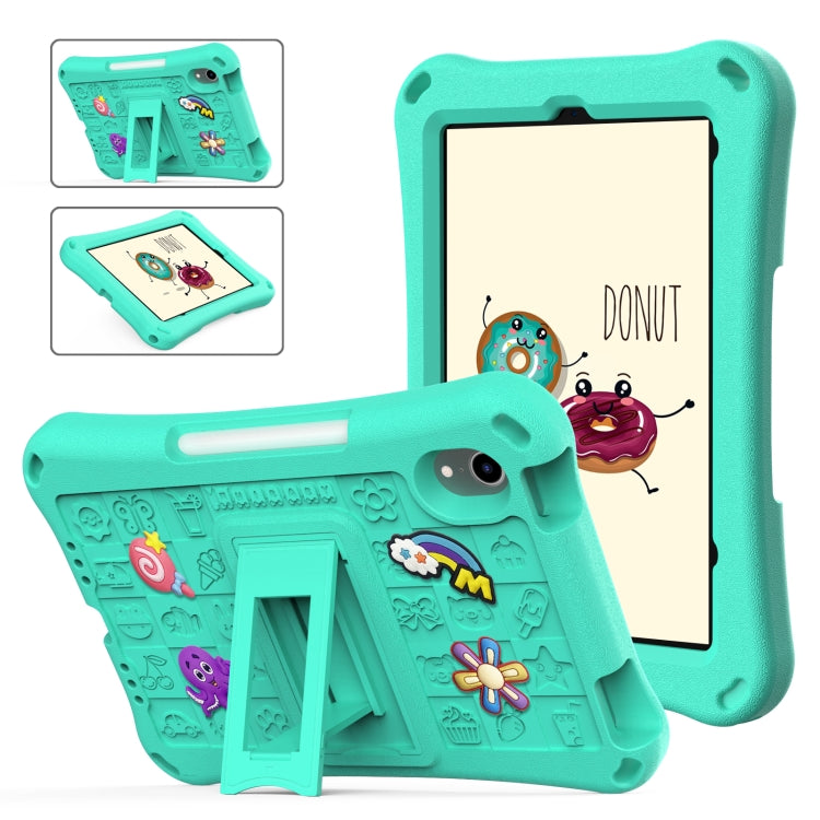 For iPad mini 6 / mini 2024 Hi Baby EVA Full Body Tablet Case with Strap(Mint Green) by bashfashion