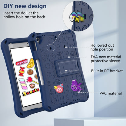 For iPad 10.2 2019 / 2020 / 2021 Hi Baby EVA Full Body Tablet Case with Strap(Navy Blue) by bashfashion