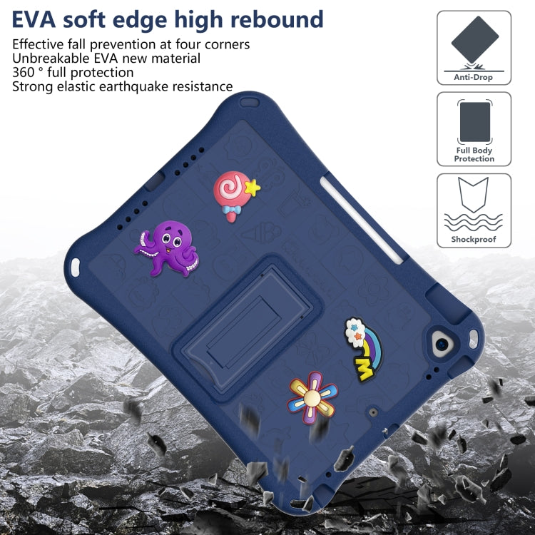 For iPad 10.2 2019 / 2020 / 2021 Hi Baby EVA Full Body Tablet Case with Strap(Navy Blue) by bashfashion