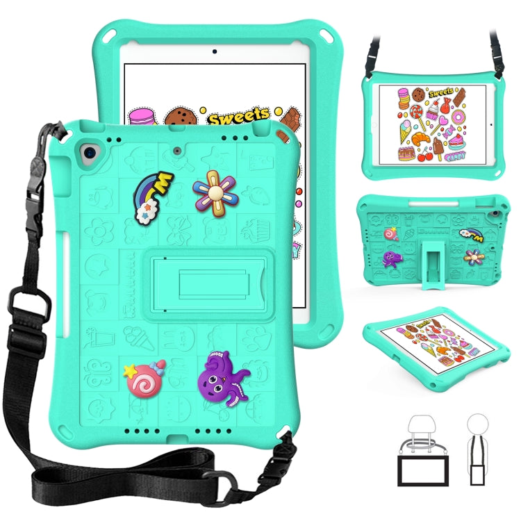 For iPad Pro 10.5 / Air 10.5 2019 Hi Baby EVA Full Body Tablet Case with Strap(Mint Green) by bashfashion