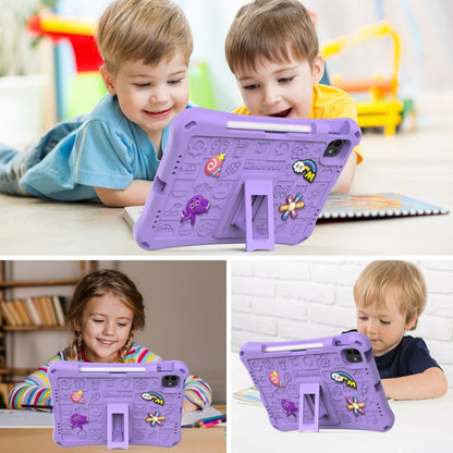 For iPad Air 11 2025 / 2024 Hi Baby EVA Full Body Tablet Case with Strap(Light Purple) by bashfashion