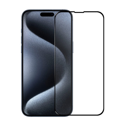 For iPhone 15 Pro NORTHJO 2pcs A++ Tempered Glass Film with Installation Frame by NORTHJO