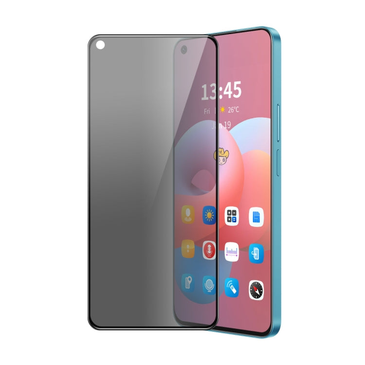 For OPPO Find X5 Lite ENKAY Hat-Prince 28 Degree Anti-peeping Privacy Silk Print Tempered Glass Film by ENKAY