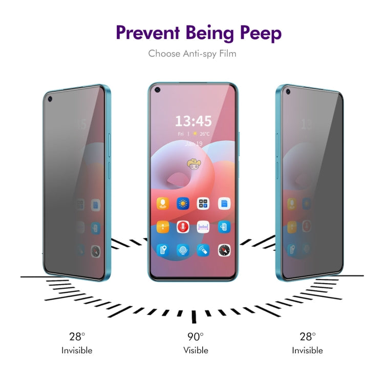 For Realme Narzo 60 ENKAY Hat-Prince 28 Degree Anti-peeping Privacy Silk Print Tempered Glass Film by ENKAY
