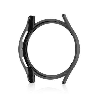 For Samsung Galaxy Watch 7 40mm Single Diamond Hollow PC Watch Protective Case(Black) by bashfashion