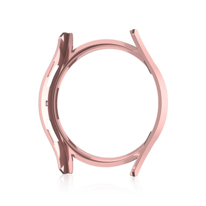 For Samsung Galaxy Watch 7 40mm Single Diamond Hollow PC Watch Protective Case(Pink) by bashfashion