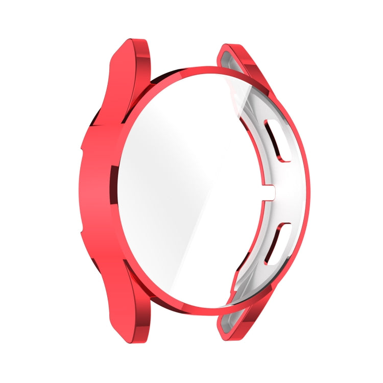 For Samsung Galaxy Watch FE 40mm Full Coverage TPU Electroplated Watch Protective Case(Red) by bashfashion