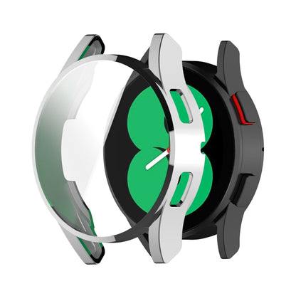 For Samsung Galaxy Watch FE 40mm Full Coverage TPU Electroplated Watch Protective Case(Sliver) by bashfashion