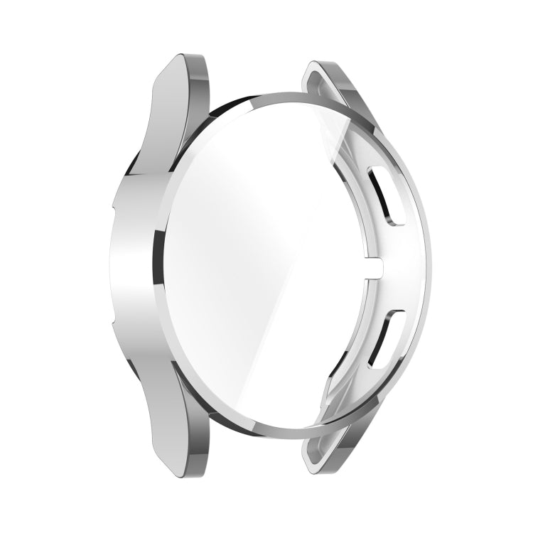 For Samsung Galaxy Watch FE 40mm Full Coverage TPU Electroplated Watch Protective Case(Sliver) by bashfashion