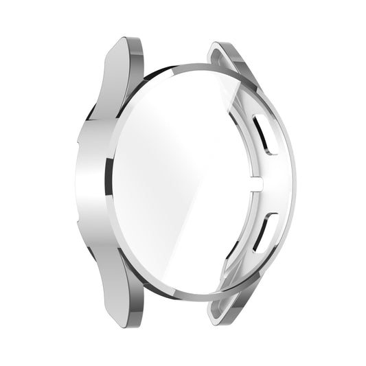 For Samsung Galaxy Watch FE 40mm Full Coverage TPU Electroplated Watch Protective Case(Sliver) by bashfashion
