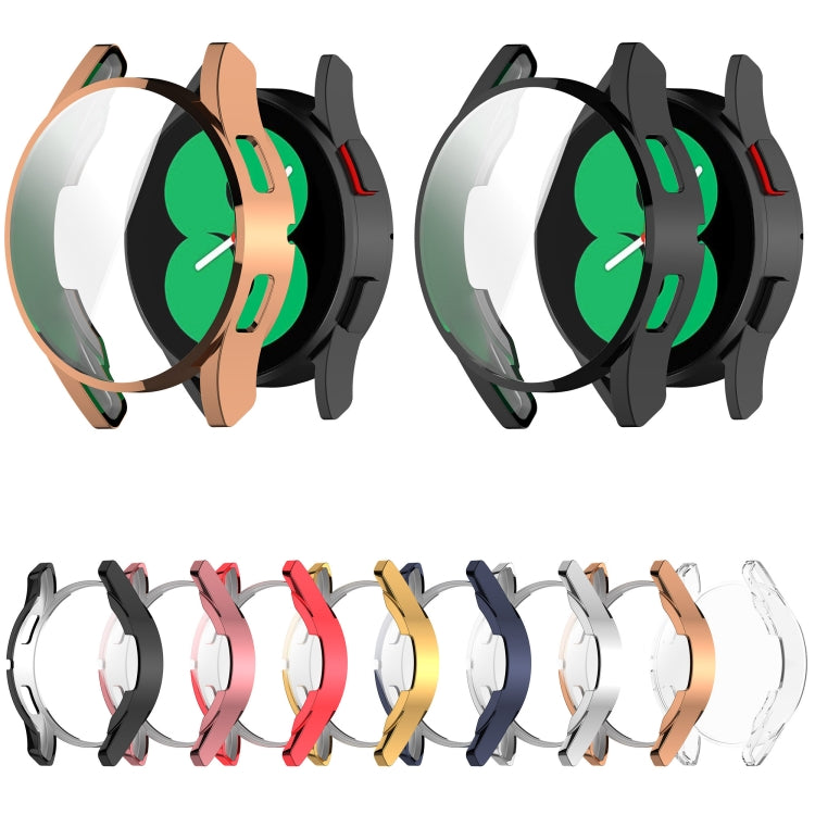 For Samsung Galaxy Watch FE 40mm Full Coverage TPU Electroplated Watch Protective Case(Sliver) by bashfashion