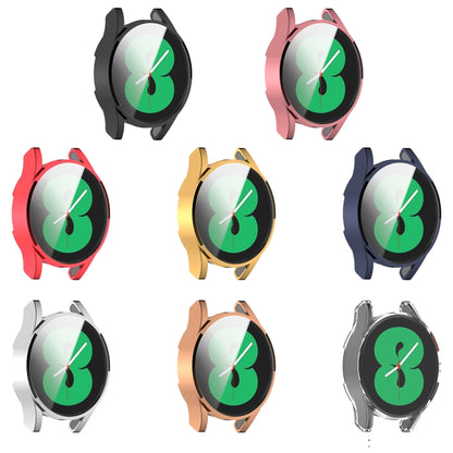 For Samsung Galaxy Watch FE 40mm Full Coverage TPU Electroplated Watch Protective Case(Rose Gold) by bashfashion