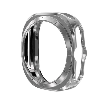 For Samsung Galaxy Watch Ultra 47mm / Ultra 2025 Full Coverage TPU Electroplated Watch Protective Case(Silver) by bashfashion