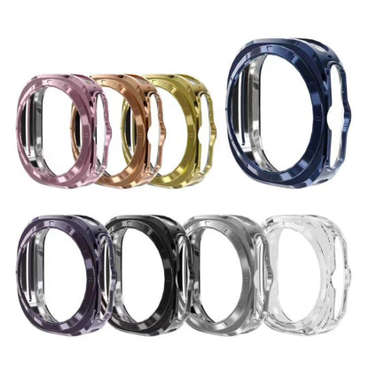 For Samsung Galaxy Watch Ultra 47mm / Ultra 2025 Full Coverage TPU Electroplated Watch Protective Case(Gold) by bashfashion