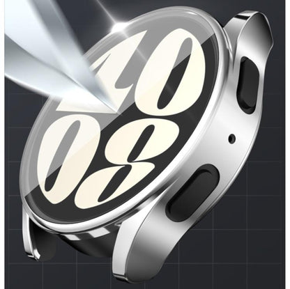 For Samsung Galaxy Watch Ultra 47mm / Ultra 2025 Full Coverage TPU Electroplated Watch Protective Case(Transparent) by bashfashion